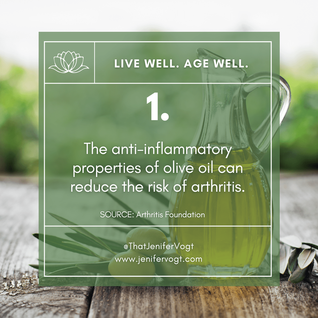 7 Health Benefits of Olive Oil Presented by Jenifer Vogt